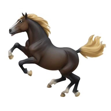 Horse bucking  sticker