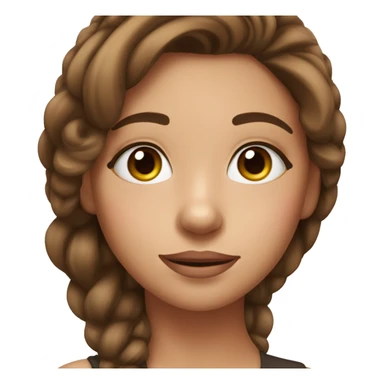 A girl with beautiful eyelashes and brown hair glues patches under her eyes sticker