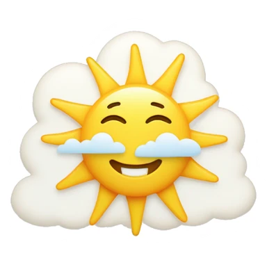 Sunshine and clouds with cheerful text like "Good Vibes Only" sticker