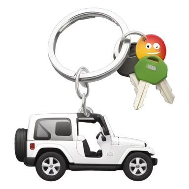 Jeep car keys  sticker
