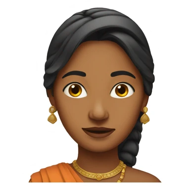 Indian woman sticker