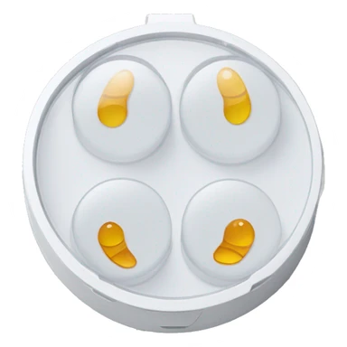 dual compartment screw-top prescription contact lens case sticker