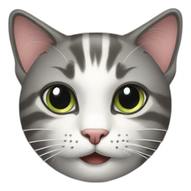 hungry cat sticker