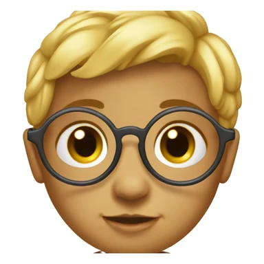 A yorkshire baby with subglasses  sticker