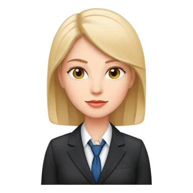 professional businesswoman in a suit sticker