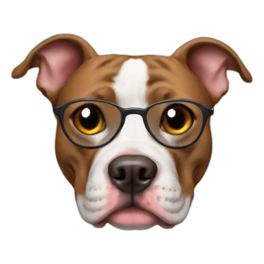 Pitbull- óculos - et sticker