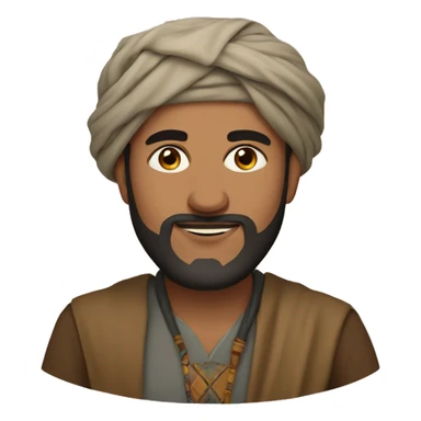 morrocan men sticker