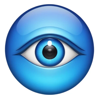 nazar eye bead sticker