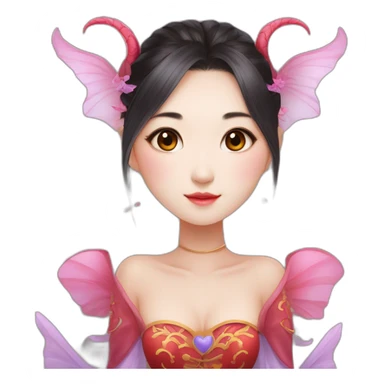 Jie-li (Hong Xiao) da série chinesa Love Between Fairy And Devil sticker