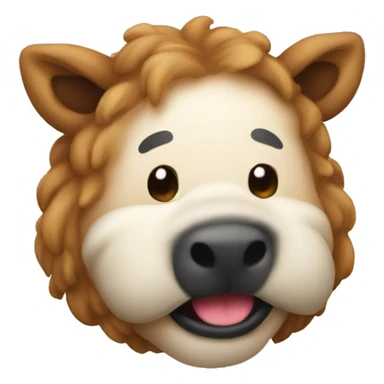 Knuffelbeer met een roos sticker