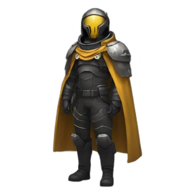 Helldivers with cape sticker