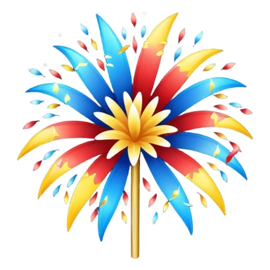 New year Fireworks real sticker