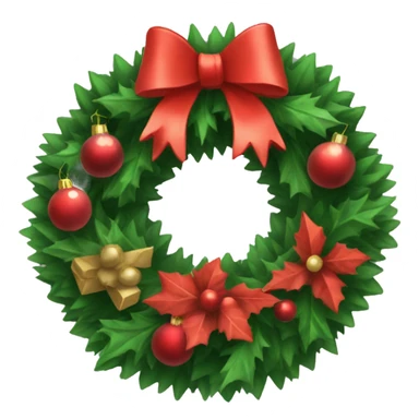 Christmas wreath  sticker