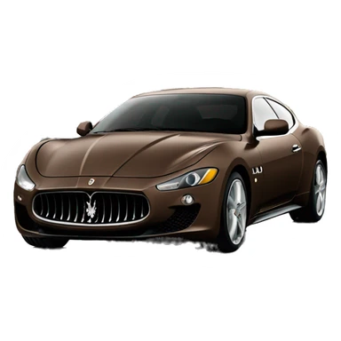 Maserati brown matte sticker