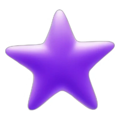Falling Star purple  sticker