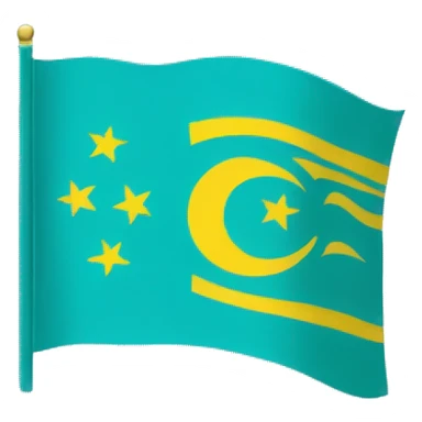 The flag of the Tatars sticker