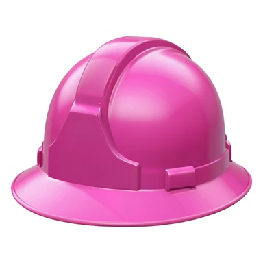 pink hard hat sticker