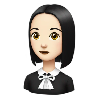 Wednesday adams sticker