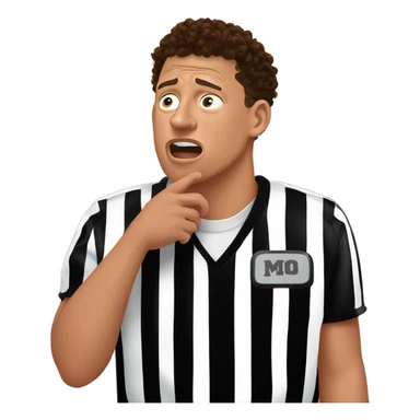 Patrick Mahomes crying to a referee  sticker