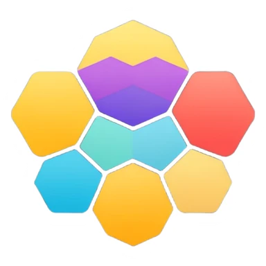 pollen filter icon, multicolored sticker