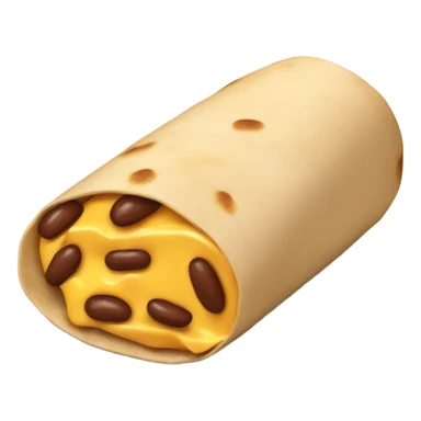 Bean and cheese burrito  sticker