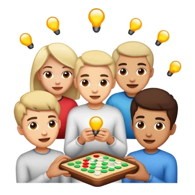 White familyplaying sticker