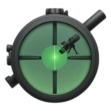 sniper's scope sticker