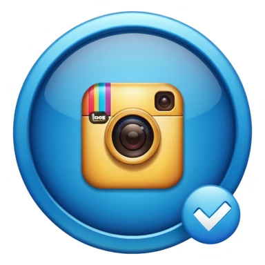 İstagram mavi tik sticker