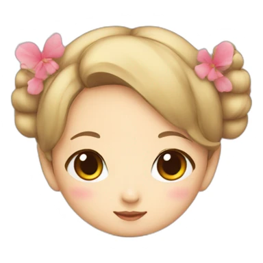 kawaii Japanese girl sticker