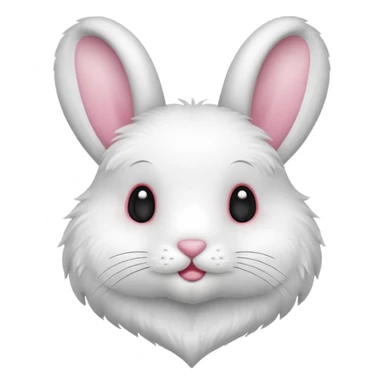 Bunny heart  sticker