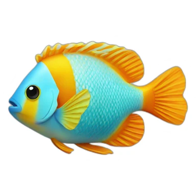 Tropic fish sticker