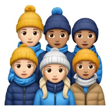 person who are cold sticker
