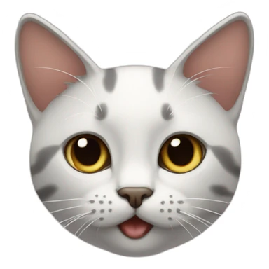 a photo of a cat sticker