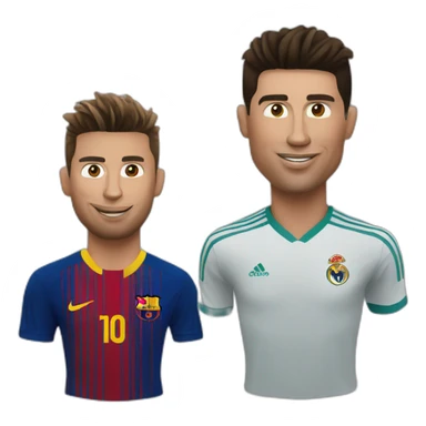Ronaldo Messi sticker