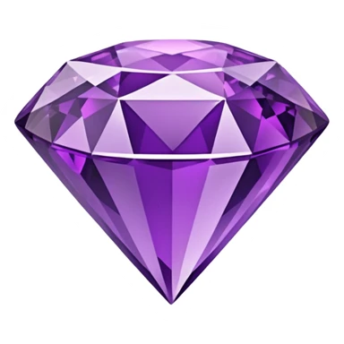 Purple diamond sticker