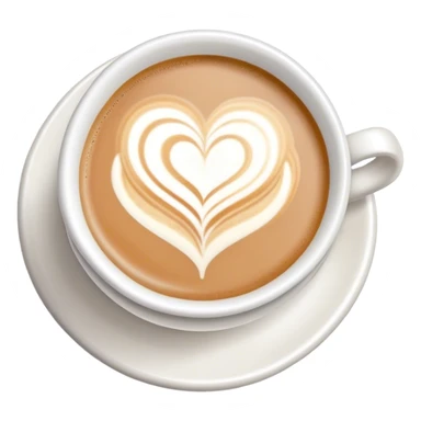 Chai latte art sticker