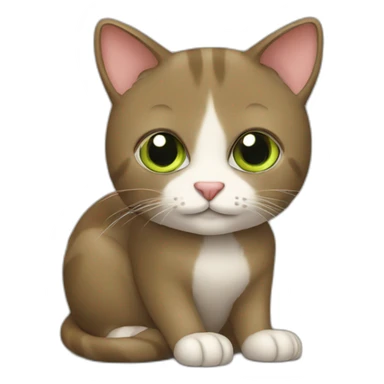 kiwi cat sticker
