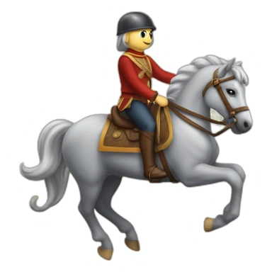 cheval sur un dauphin nazie sticker