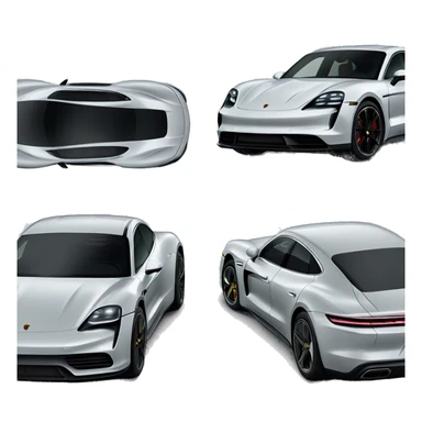 Porsche Taycan sticker