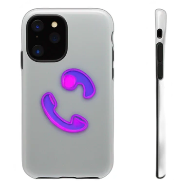 neon desing call phone case sticker