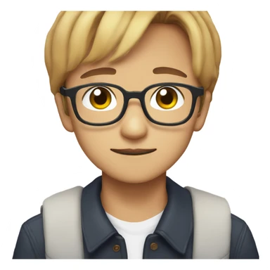 Nct haechan with glasses sticker