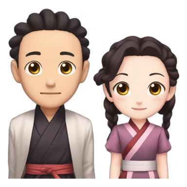 Tanjiro and Nezuko sticker