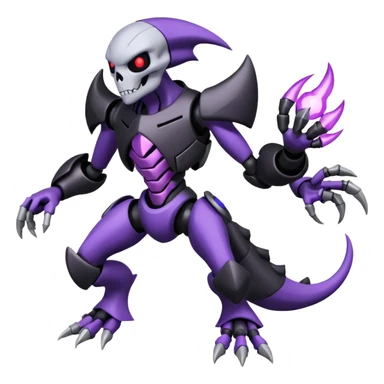 Duskull-Darkrai-Genesect-Fakémon-fusion (full body) sticker