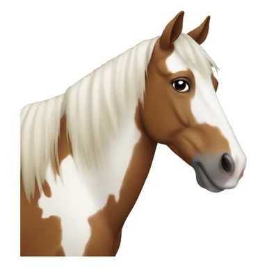 pinto horse sticker