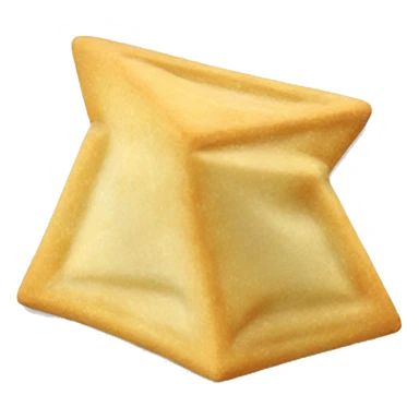Une chips triangulaire qui rit sticker