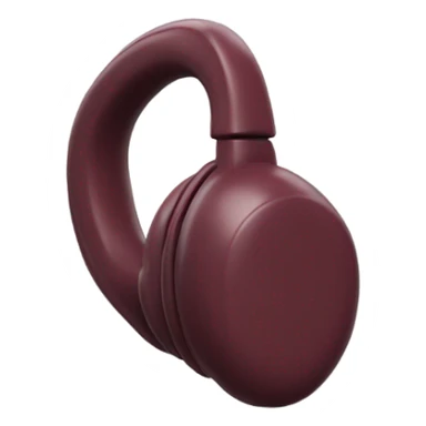 Maroon Ear Pods  sticker