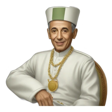 Hassan II sticker