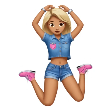 Girl twerking sticker