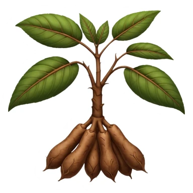 



cassava root sticker