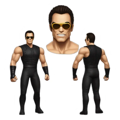 Jeanclaude-vandamme-as-Johnny-Cage-MortalKombat sticker